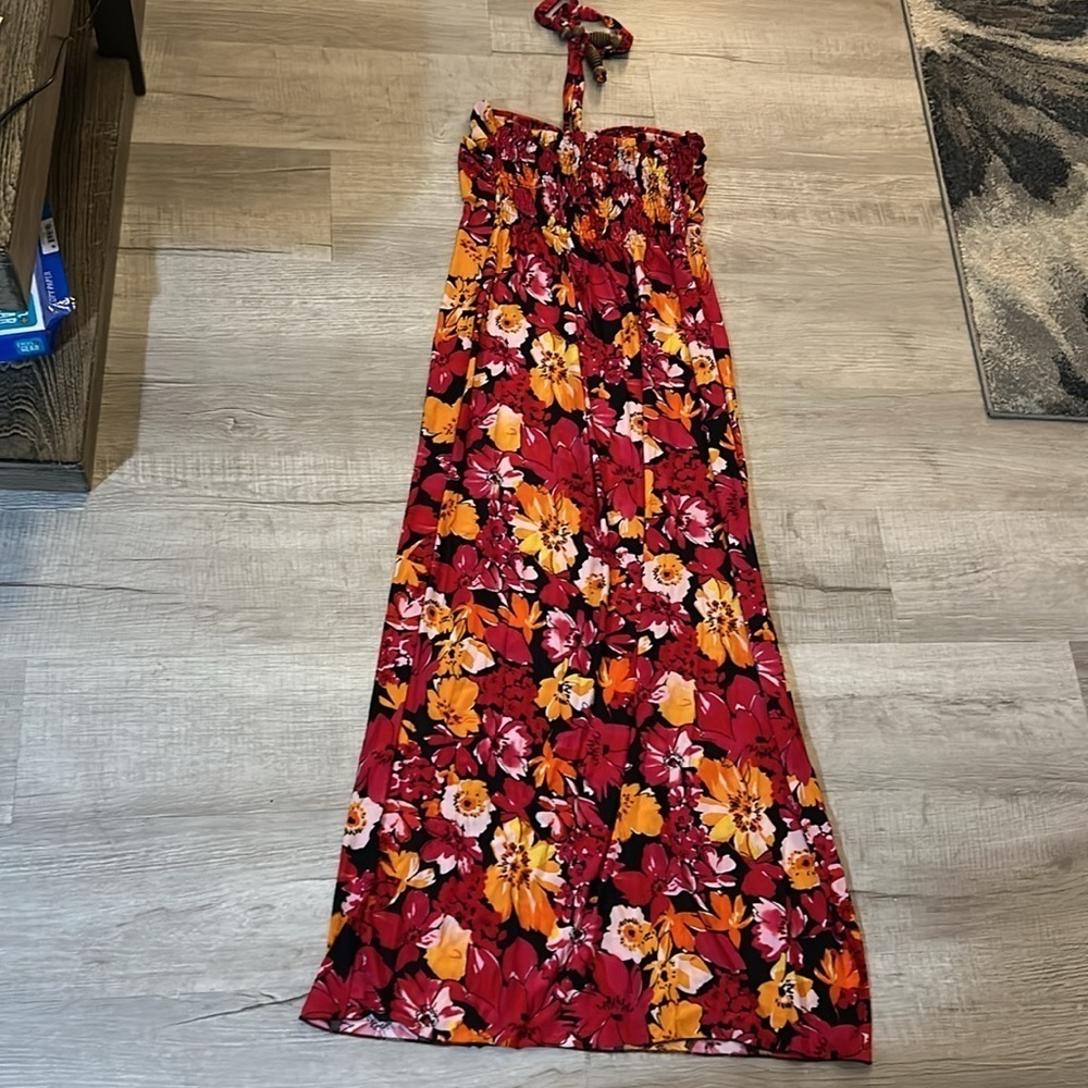 Claudia Richard Women’s Floral Maxi Dress Size L - Picture 3 of 6